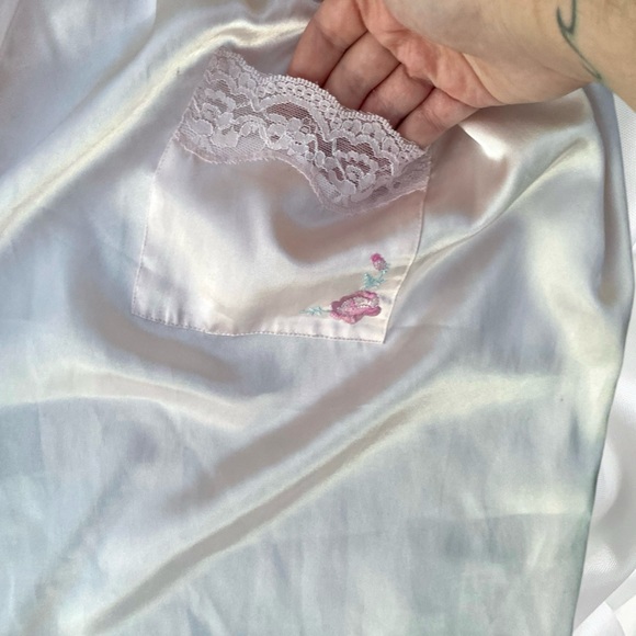 Victoria’s Secret PINK coquette baby pink satin pj set - Picture 9 of 9